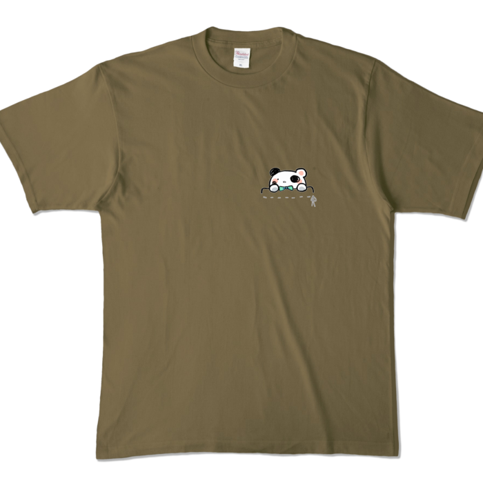 カラーTシャツ - XL - オリーブ (濃色)