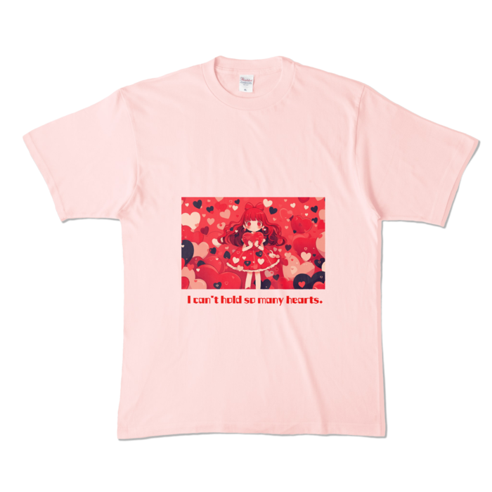 カラーTシャツ - XL - ライトピンク (淡色)