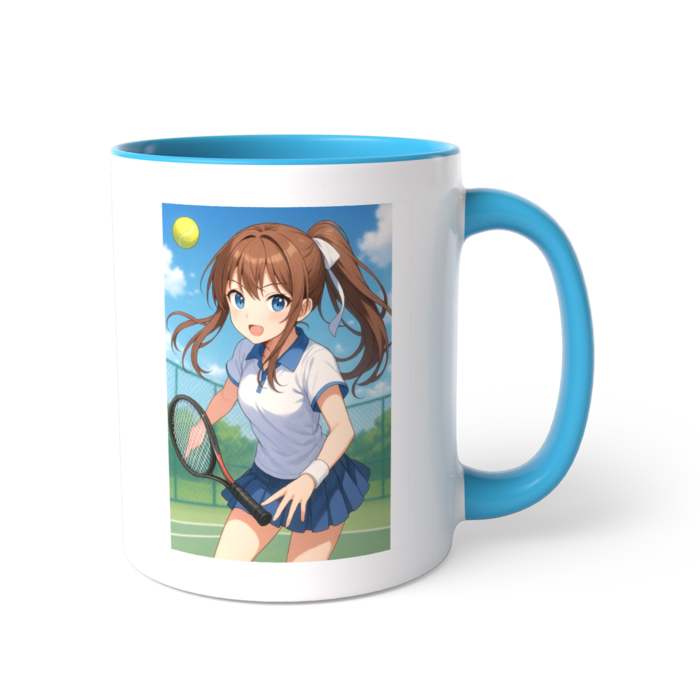 ツートンカラーマグカップ - 直径 8.2cm / 高さ 9.5cm