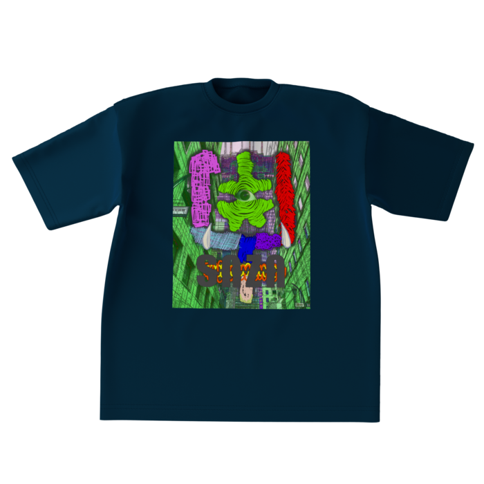 ビッグシルエットTシャツ - XL - 正面