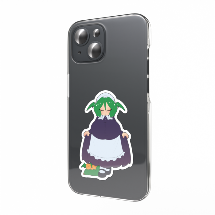 【スマホステッカー】 あーちゃん・メイドさんのすがた