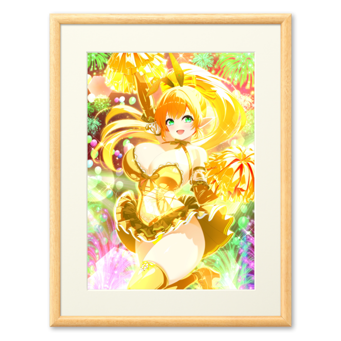 複製画(プリモアート) - A4(金髪/額縁・ナチュラル)
