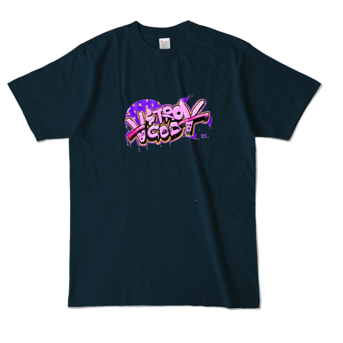 カラーTシャツ - L - ネイビー (濃色)