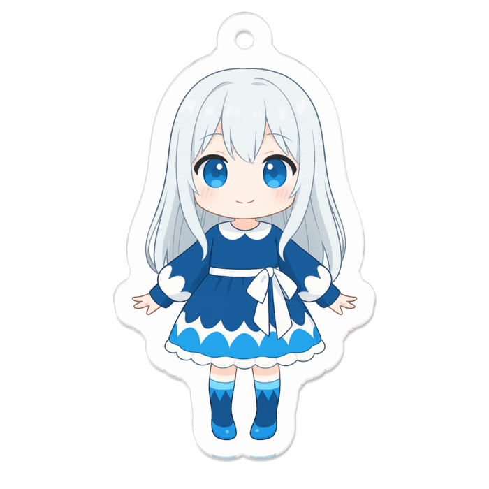 アクリルキーホルダー - 50 x 50 (mm)