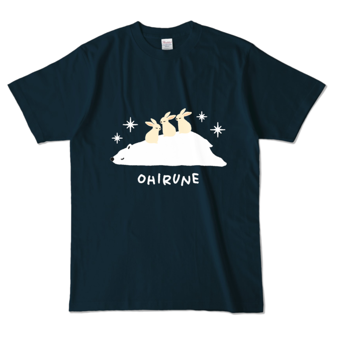 カラーTシャツ - L - ネイビー (濃色)