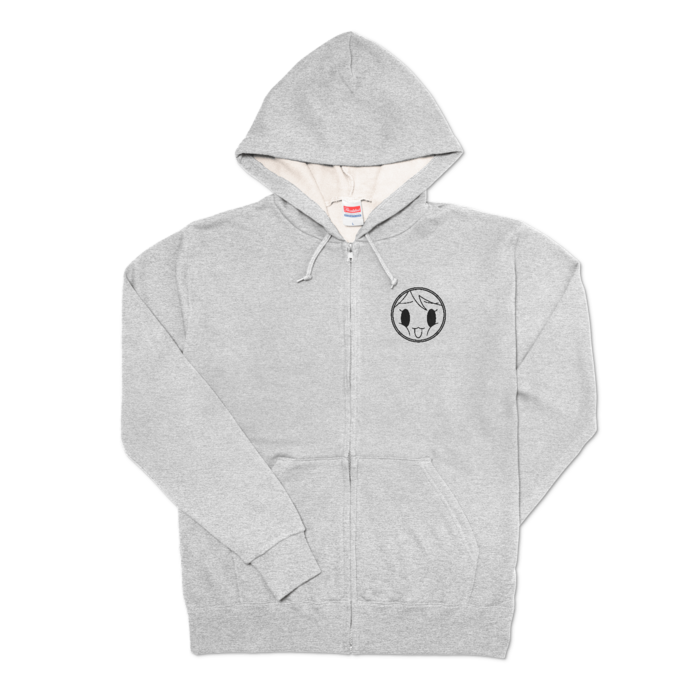 ジップパーカー - L - グレー