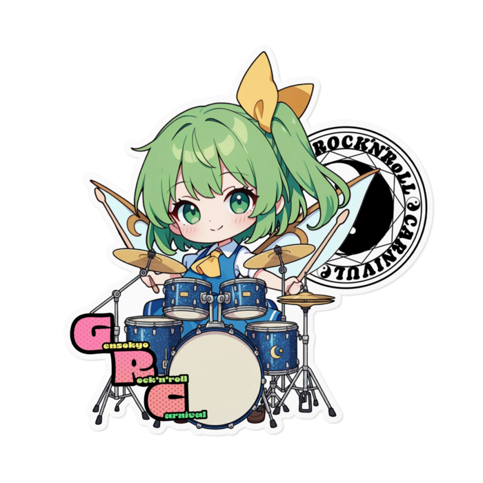 ステッカー - 160 x 160 (mm)