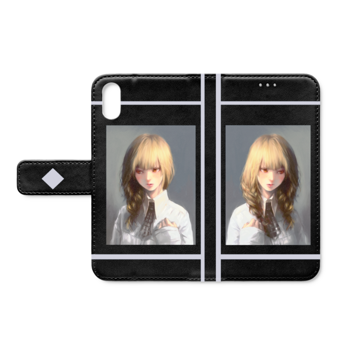 手帳型iPhoneケース - iPhone XS / X - ストラップ穴 なし