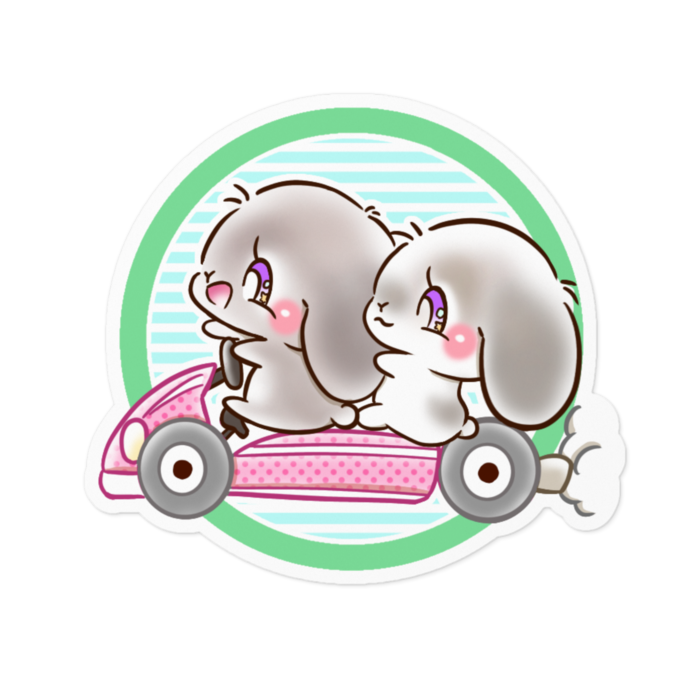 ステッカー - 100 x 100 (mm)