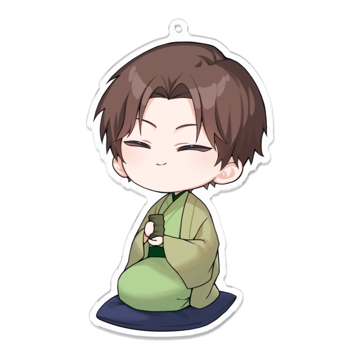 アクリルキーホルダー（コーティング） - 100 x 100 (mm)