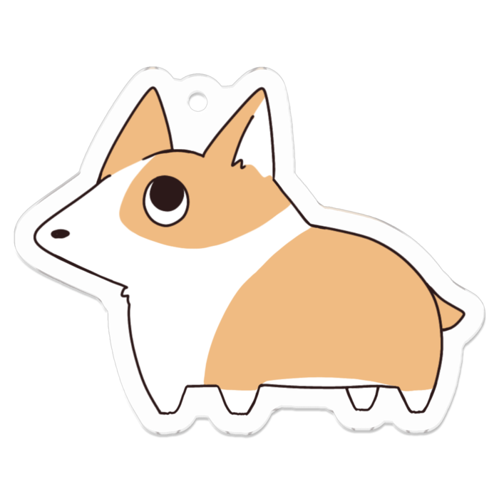 アクリルキーホルダー - 50 x 50 (mm)