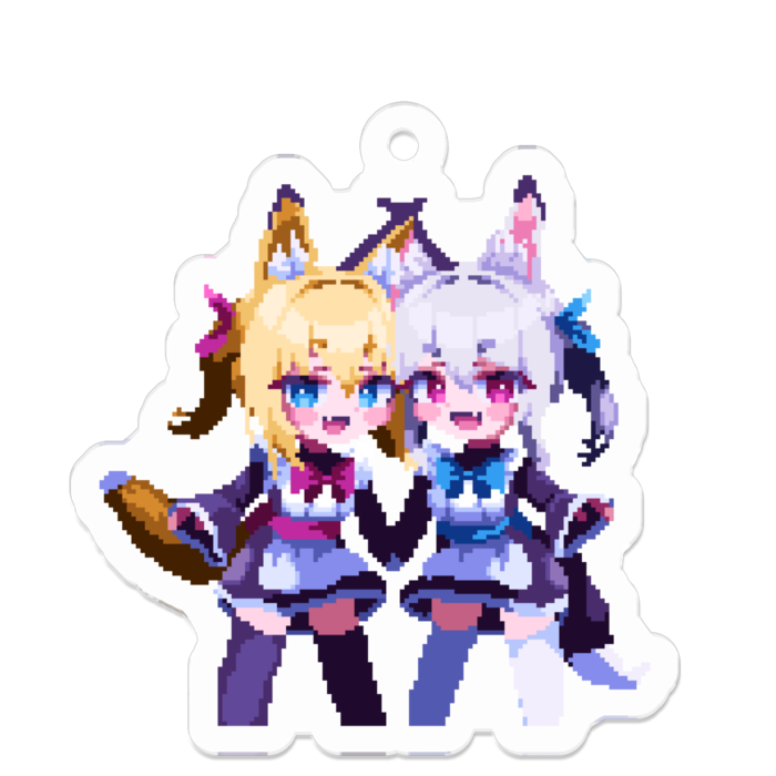 アクリルキーホルダー - 50 x 50 (mm)