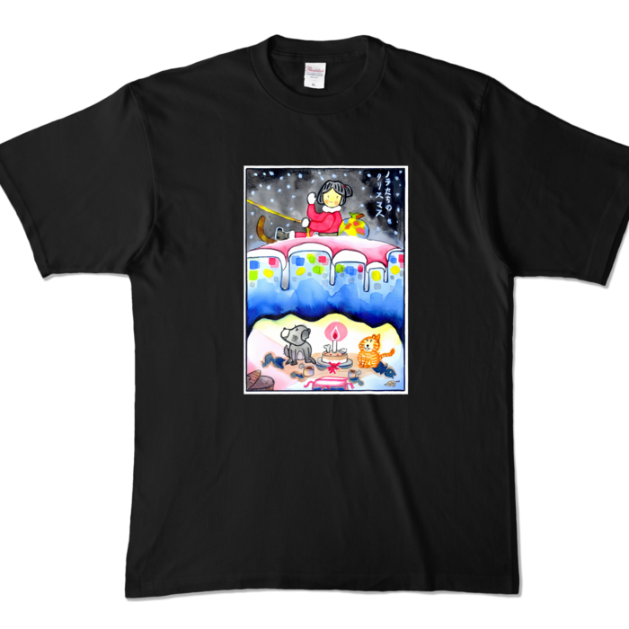 カラーTシャツ - XL - ブラック (濃色)
