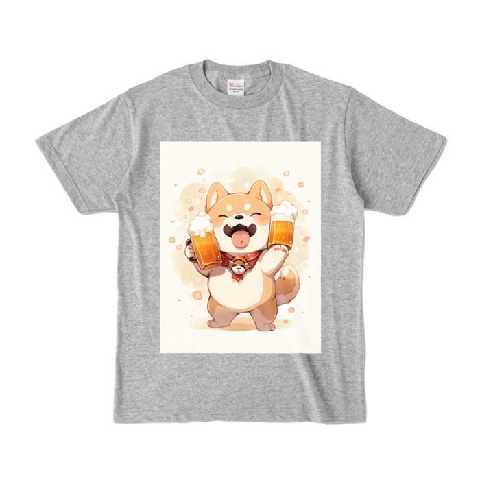 カラーTシャツ - S - 杢グレー (濃色)