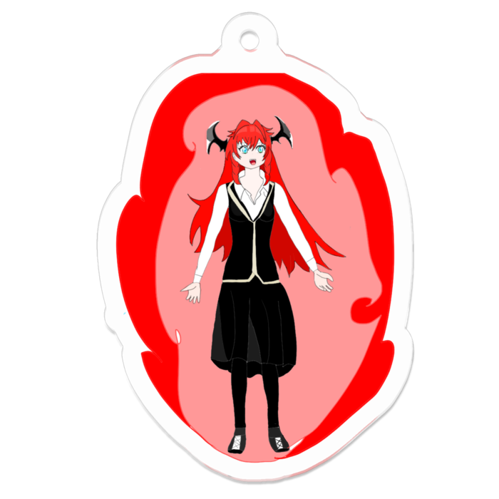 アクリルキーホルダー - 50 x 50 (mm)