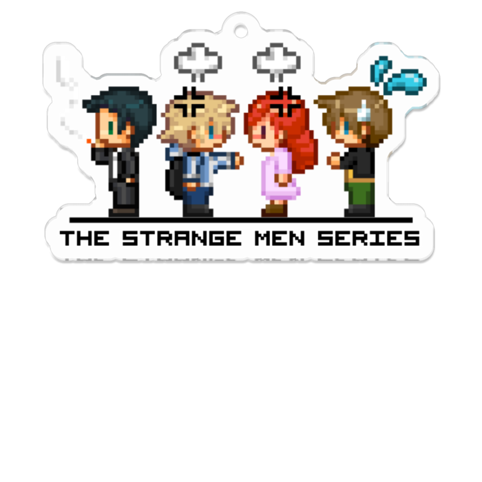 主人公たち(わちゃわちゃ) - 70 x 70 (mm)