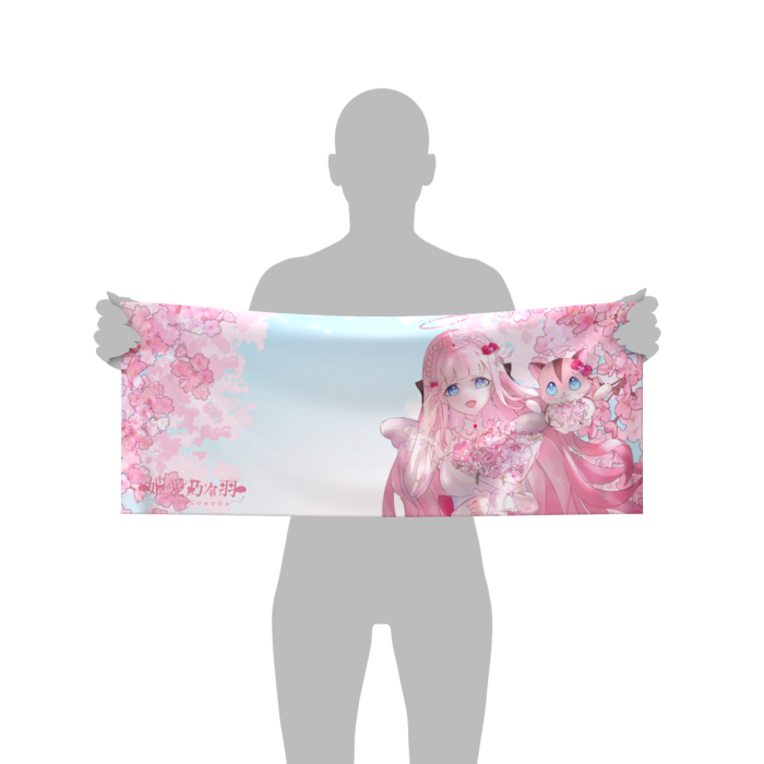 フェイスタオル - 84 × 34cm（誕生日イラスト）