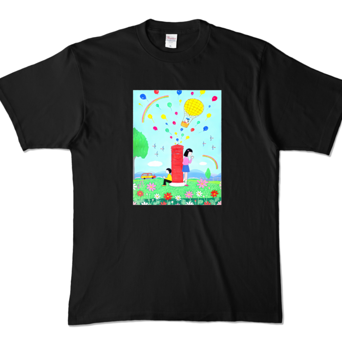 カラーTシャツ - XL - ブラック (濃色)