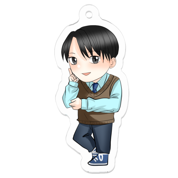 アクリルキーホルダー - 50 x 50 (mm)