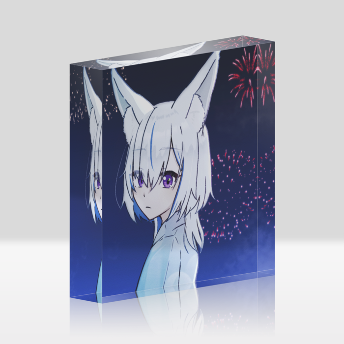 100x100mm　背面クリア