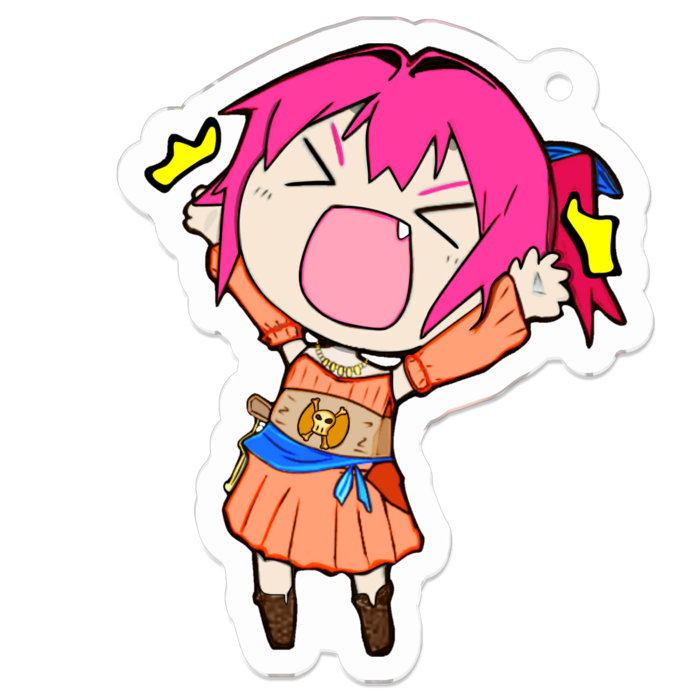 アクリルキーホルダー - 50 x 50 (mm)