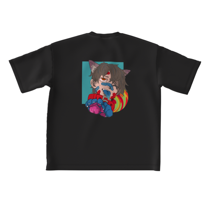 ビッグシルエットTシャツ - L - 背面