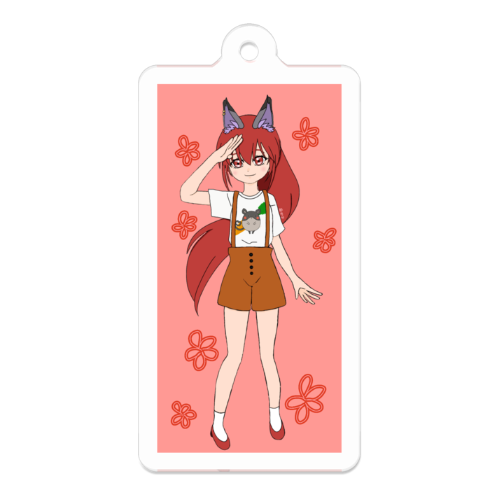 アクリルキーホルダー - 50 x 50 (mm)