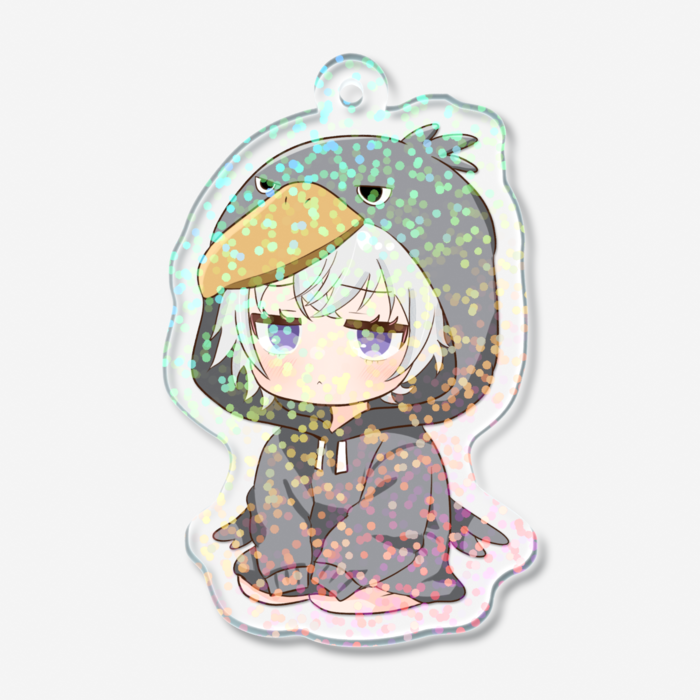 ホログラムアクリルキーホルダー - 50 × 50mm