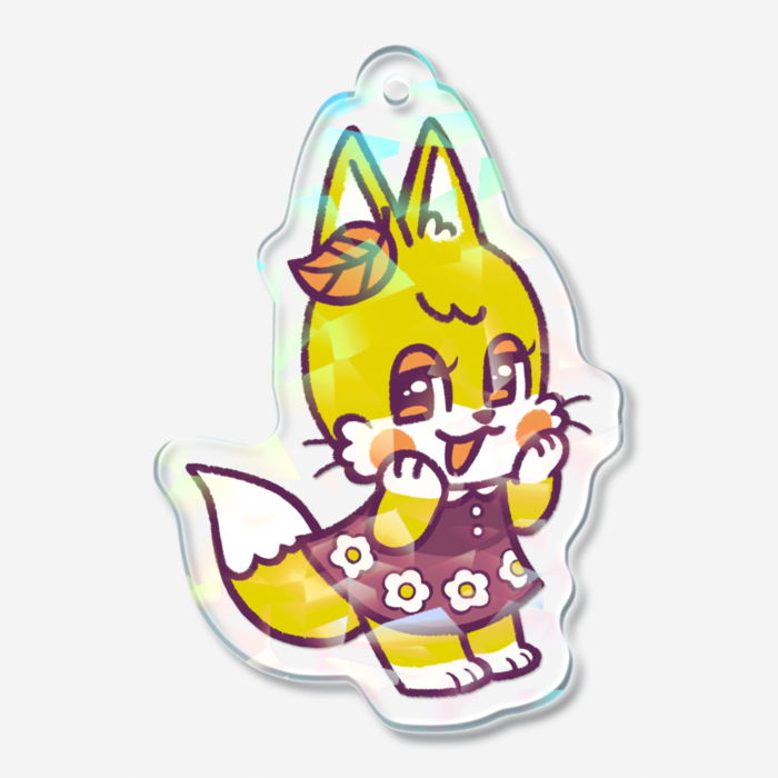 ホログラムアクリルキーホルダー C
