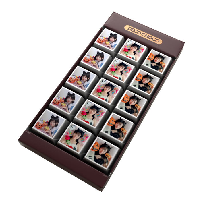 DECOチョコ - 列ごとにデザイン