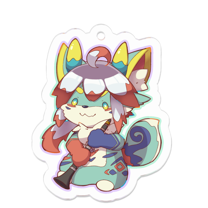 アクリルキーホルダー - 50 x 50 (mm)