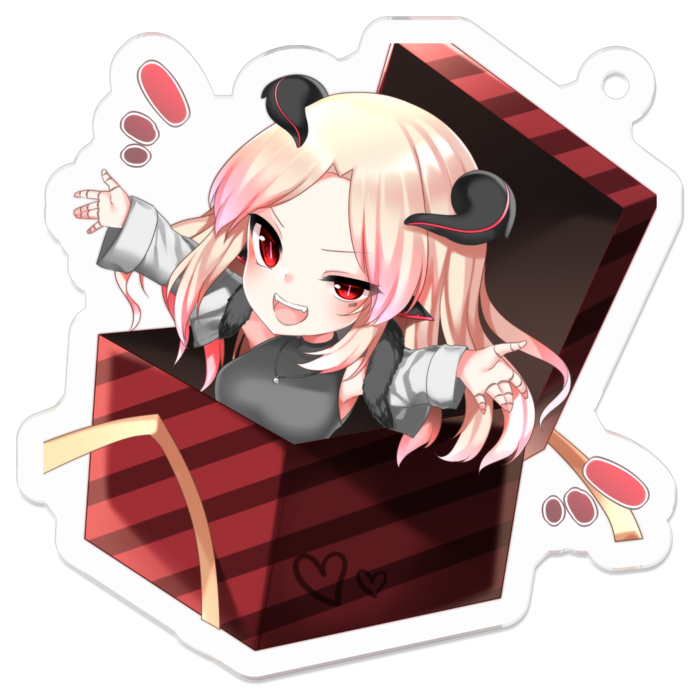 アクリルキーホルダー - 50 x 50 (mm)