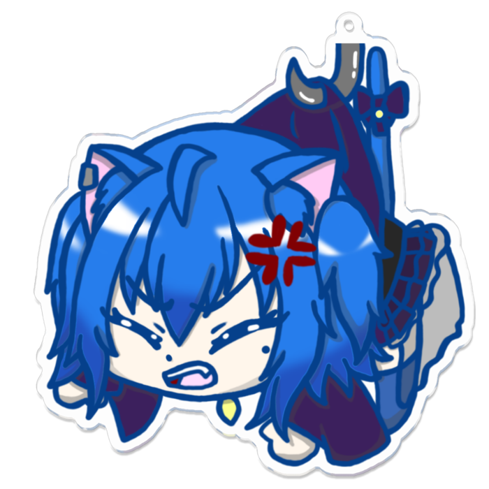 アクリルキーホルダー - 100 x 100 (mm)