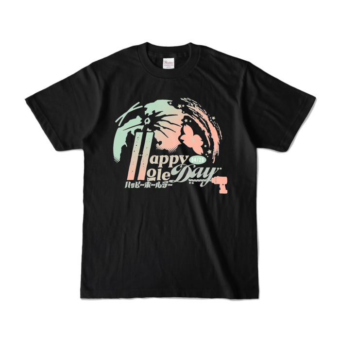カラーTシャツ - S - ブラック (濃色)