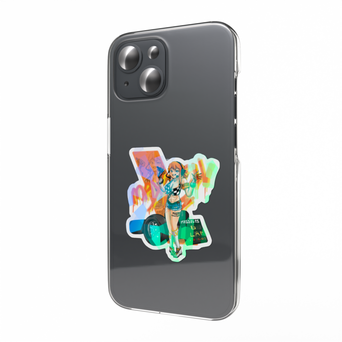 ホログラムスマホステッカー - 縦