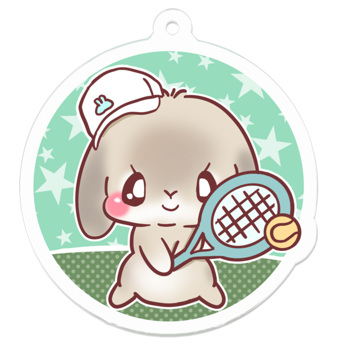 アクリルキーホルダー - 50 x 50 (mm)