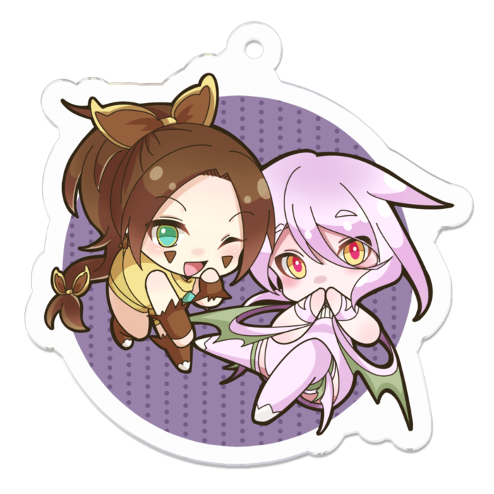 アクリルキーホルダー - 50 x 50 (mm)