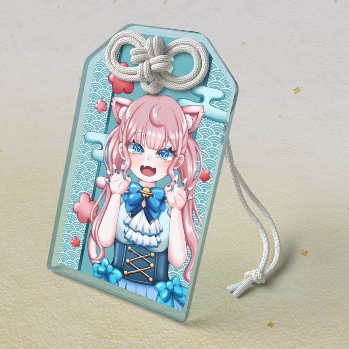 アクリルお守り - 50 × 80mm