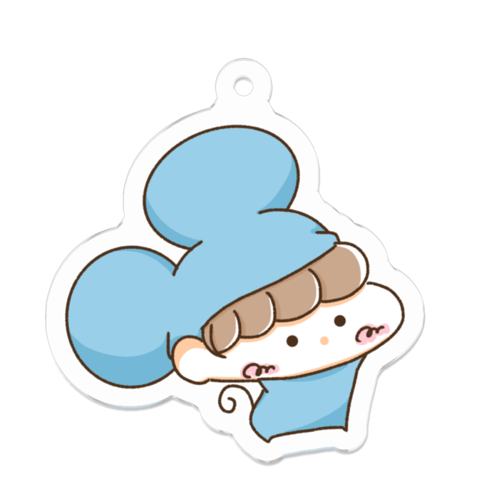 アクリルキーホルダー - 50 x 50 (mm)