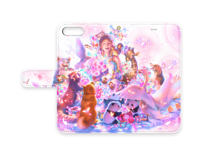手帳型iPhoneケース - iPhone 8 Plus / 7 Plus - ストラップ穴 あり
