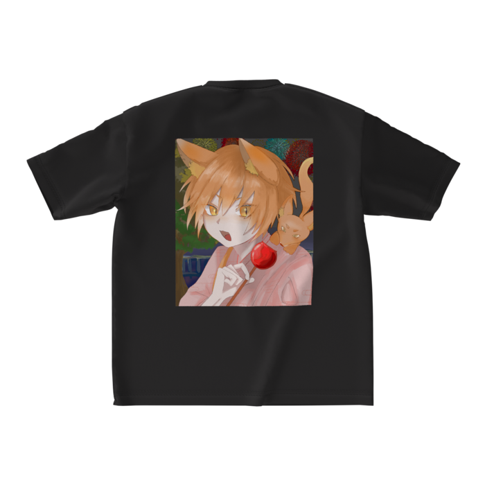 ビッグシルエットTシャツ - M - 背面