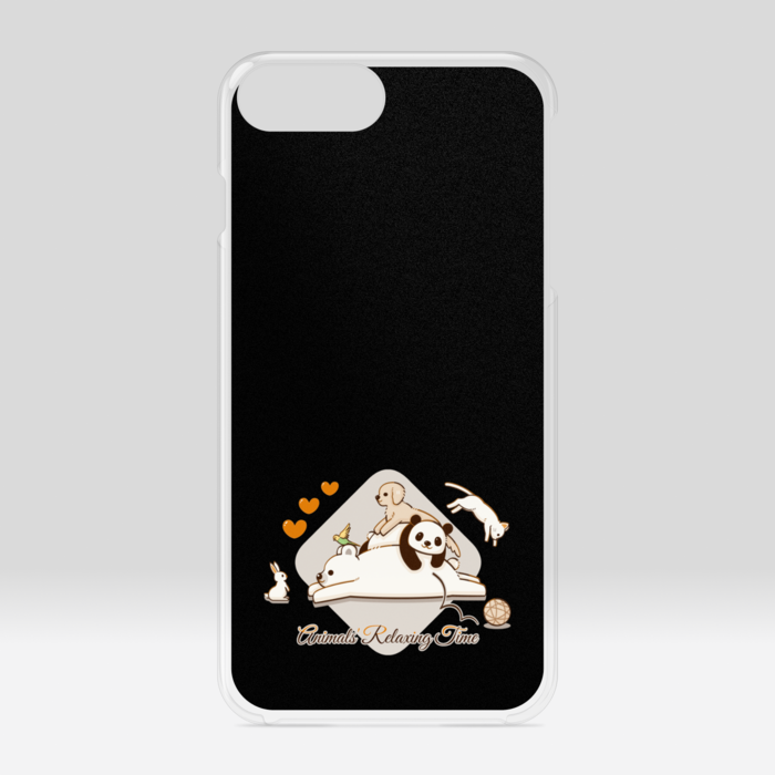 クリアiPhoneケース　黒色　iPhone 6Plus / 7Plus / 8Plus