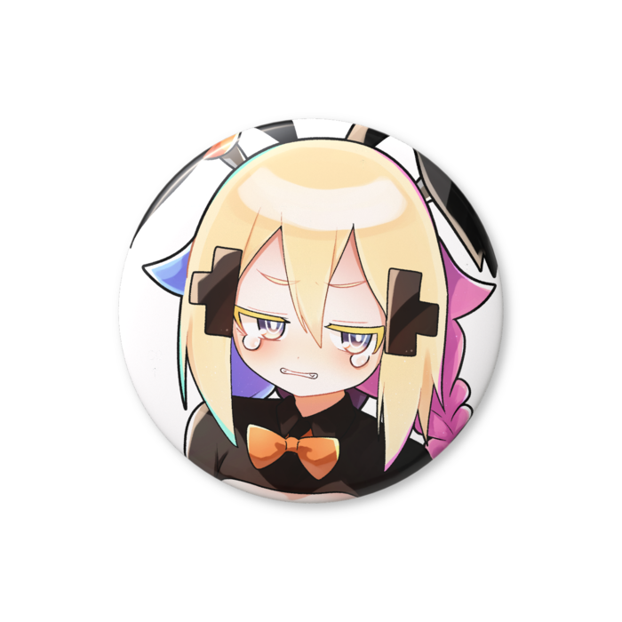 トイトイ　逆バニー缶バッジ - 56mm