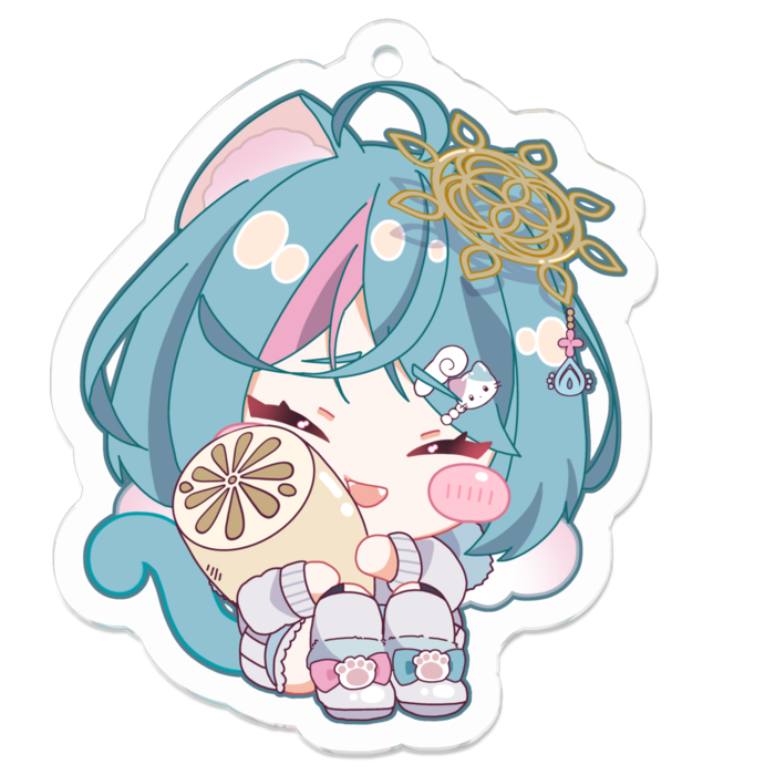 アクリルキーホルダー - 50 x 50 (mm)