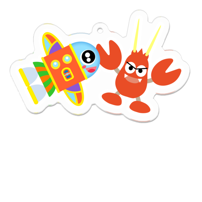 アクリルキーホルダー - 70 x 70 (mm)