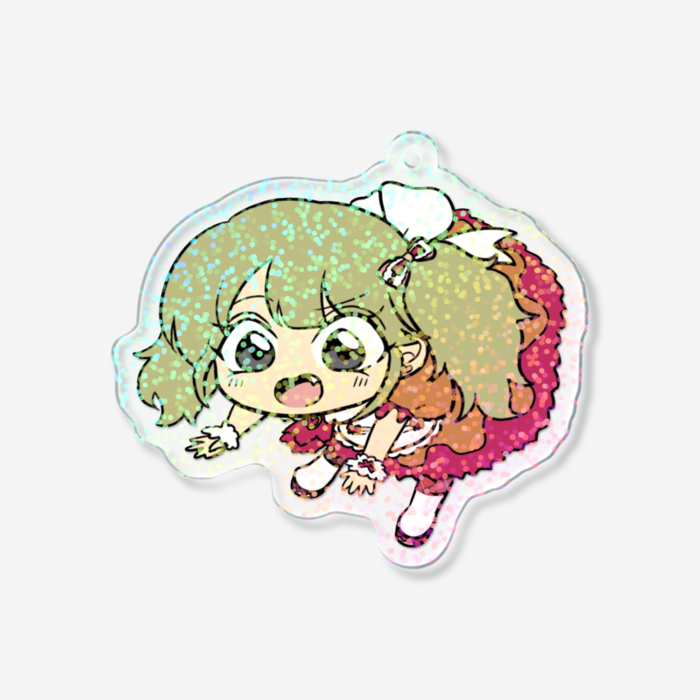 ホログラムアクリルキーホルダー - 70 × 70mm