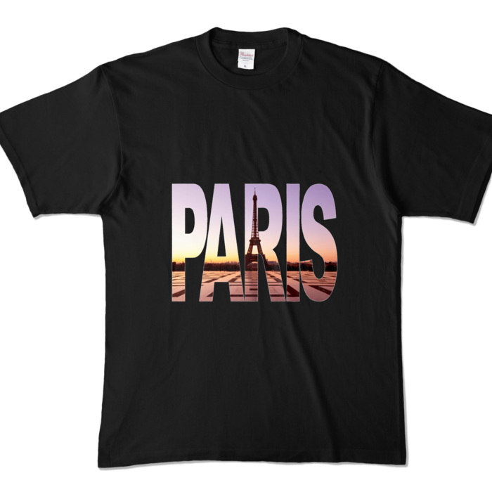 カラーTシャツ - XL - ブラック (濃色)