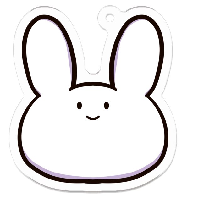 アクリルキーホルダー - 50 x 50 (mm)