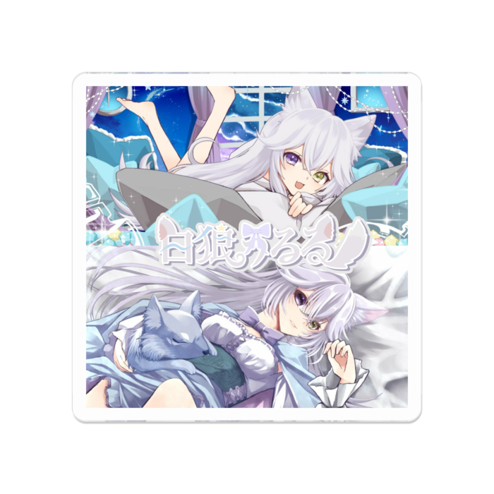 アクリルバッジ - 50 x 50 (mm)