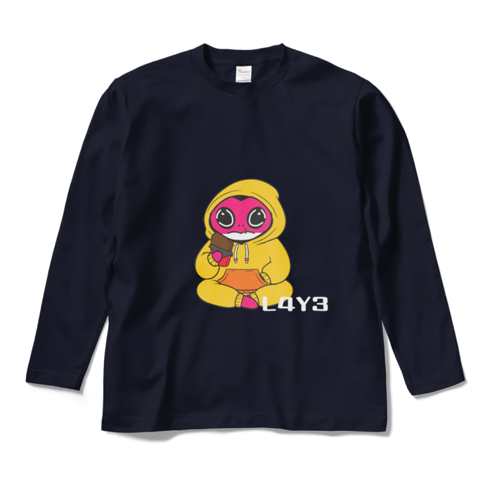 ロングスリーブTシャツ - M - ネイビー